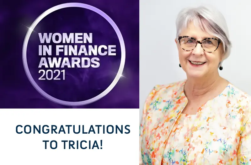 Women in Finance Awards 2021 Congratulations to Tricia!